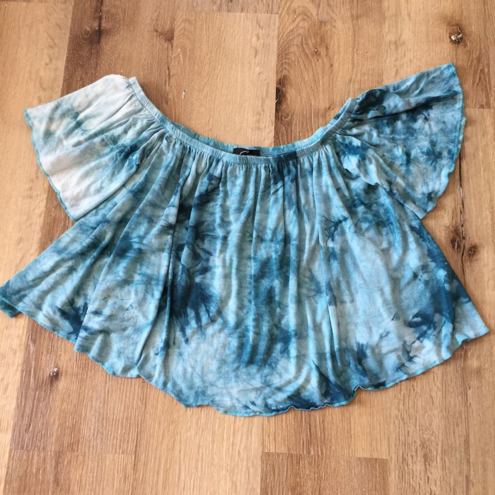 Tie dye cropped top size large